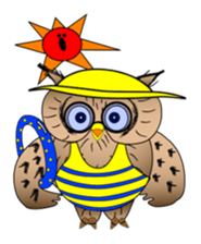 Lucky owl sticker #5997432