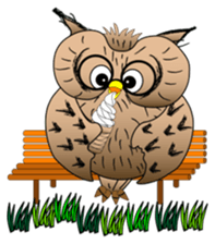 Lucky owl sticker #5997433