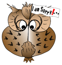 Lucky owl sticker #5997437