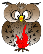Lucky owl sticker #5997439