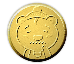 Golden Fortune Bear (English Ver.) sticker #5998341