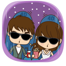 Anna in couple version sticker #5998793