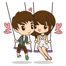 Anna in couple version sticker #5998805