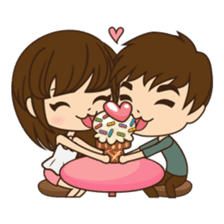 Anna in couple version sticker #5998810