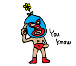 lucha libre soft geek "Pancho" sticker #5998873