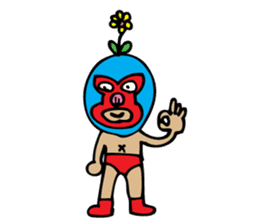 lucha libre soft geek "Pancho" sticker #5998874