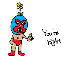 lucha libre soft geek "Pancho" sticker #5998876