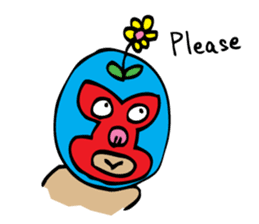 lucha libre soft geek "Pancho" sticker #5998877
