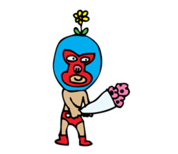 lucha libre soft geek "Pancho" sticker #5998879