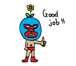 lucha libre soft geek "Pancho" sticker #5998880