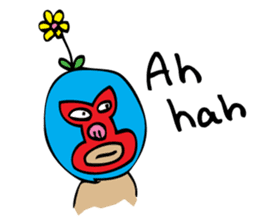 lucha libre soft geek "Pancho" sticker #5998883