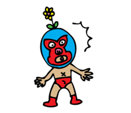lucha libre soft geek "Pancho" sticker #5998885