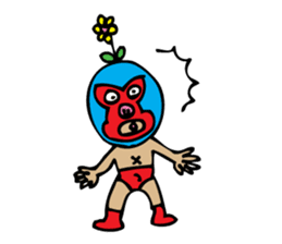 lucha libre soft geek "Pancho" sticker #5998885