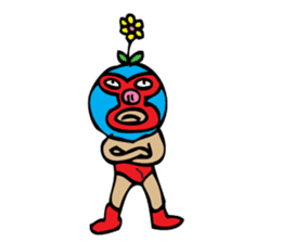 lucha libre soft geek "Pancho" sticker #5998888