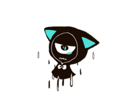 Black Cat! sticker #5999027