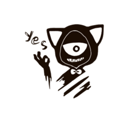 Black Cat! sticker #5999028