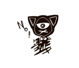 Black Cat! sticker #5999029