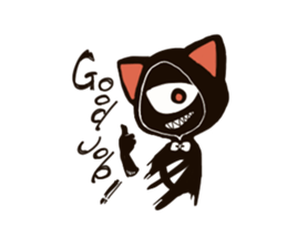 Black Cat! sticker #5999030