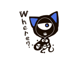 Black Cat! sticker #5999033