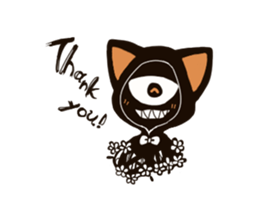 Black Cat! sticker #5999035