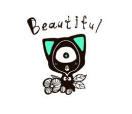 Black Cat! sticker #5999043