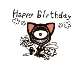 Black Cat! sticker #5999046