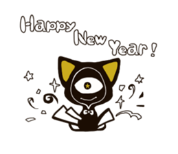 Black Cat! sticker #5999048