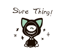Black Cat! sticker #5999052