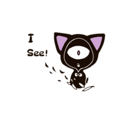 Black Cat! sticker #5999054