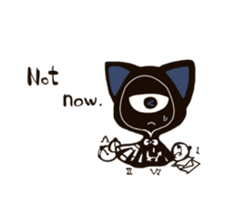 Black Cat! sticker #5999056