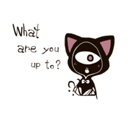 Black Cat! sticker #5999057