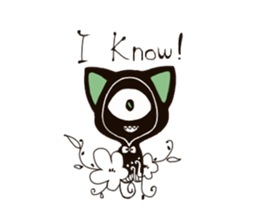 Black Cat! sticker #5999060