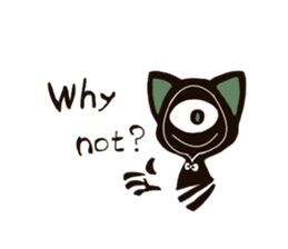 Black Cat! sticker #5999063