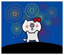 Summer Word Cat sticker #5999381