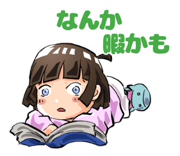 Lazybones! Yugami-chan 1 sticker #5999537