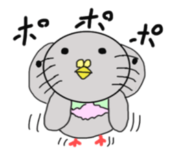 Pigeon and sparrow sticker #6000002