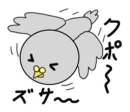 Pigeon and sparrow sticker #6000007