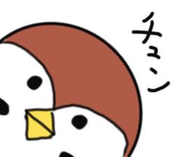 Pigeon and sparrow sticker #6000011