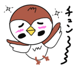 Pigeon and sparrow sticker #6000020