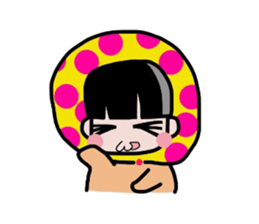 Mashroom Girl sticker #6000750