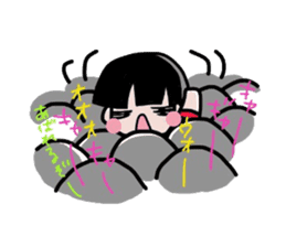 Mashroom Girl sticker #6000753