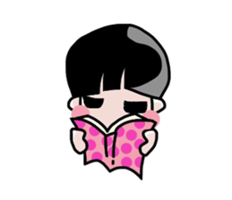 Mashroom Girl sticker #6000756