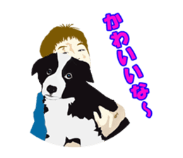 My boeder collie. sticker #6001004