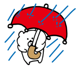 rainy bear sticker #6001151