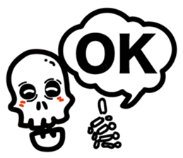 Bone and Balloon sticker #6001546