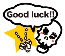 Bone and Balloon sticker #6001549