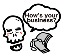 Bone and Balloon sticker #6001557