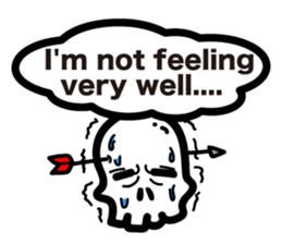 Bone and Balloon sticker #6001563