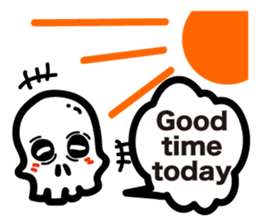 Bone and Balloon sticker #6001567
