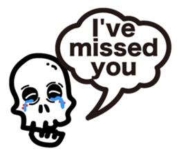 Bone and Balloon sticker #6001575